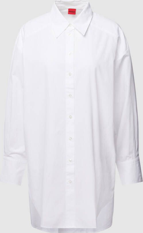 HUGO Lange blouse met overhemdkraag model 'Ennia'