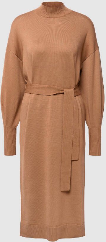 HUGO Midi-jurk in gebreide look model 'Sedellema'