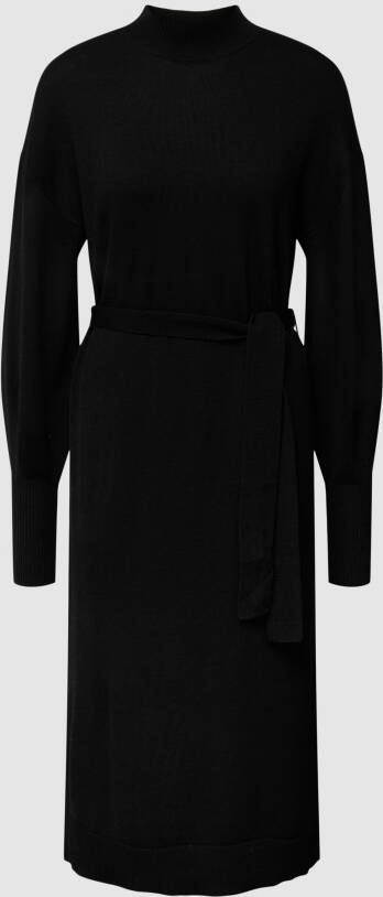 HUGO Midi-jurk in gebreide look model 'Sedellema'