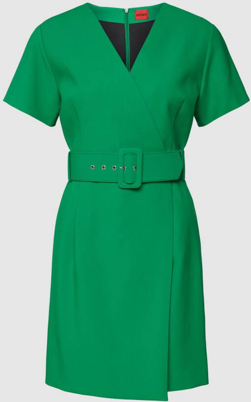 Hugo Boss Elegante Jurk voor Vrouwen Green Dames