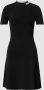 HUGO Mini-jurk van viscosemix in fijnriblook model 'SARTY' - Thumbnail 1