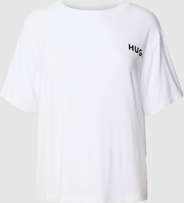 HUGO Oversized T-shirt in gemêleerde look model 'UNITE'