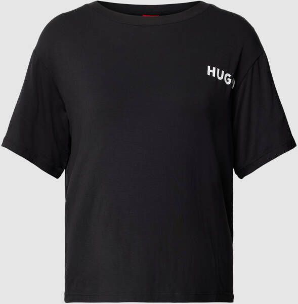 HUGO Oversized T-shirt in gemêleerde look model 'UNITE'