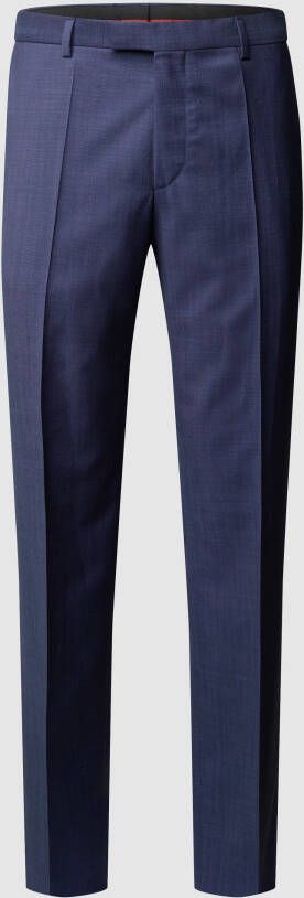 HUGO Pantalon met fijn geweven motief model 'Sharp'