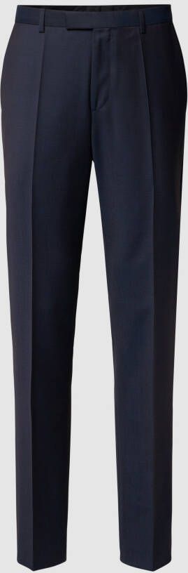 HUGO Pantalon met fijn geweven motief model 'Sharp'