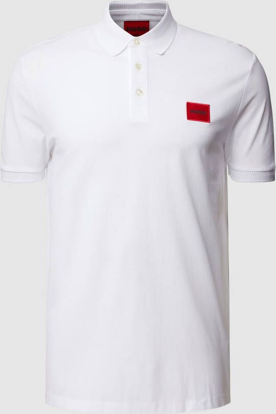 HUGO Poloshirt met labelpatch model 'Dereso'