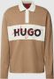 HUGO Poloshirt met labelprint model 'Dilvret' - Thumbnail 1
