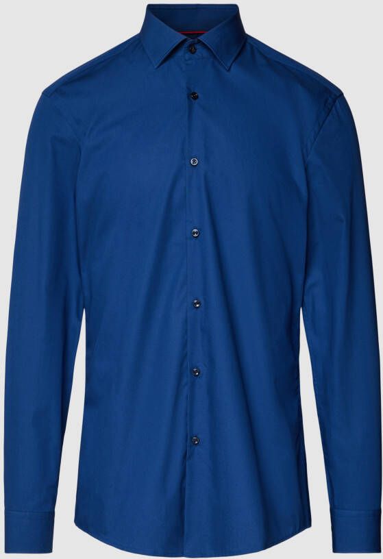 HUGO Regular fit zakelijk overhemd met kentkraag model 'Kenno'