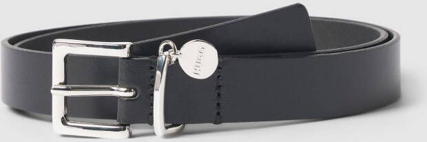 HUGO Riem met labeldetail in metallic model 'Amelia'
