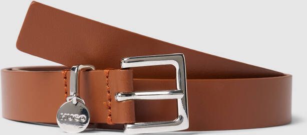 HUGO Riem met labeldetail in metallic model 'Amelia'