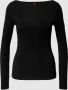 HUGO CLASSIFICATION Shirt met lange mouwen boothals en labeldetail - Thumbnail 1