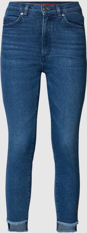 HUGO Skinny fit jeans met stretch model 'Lou'