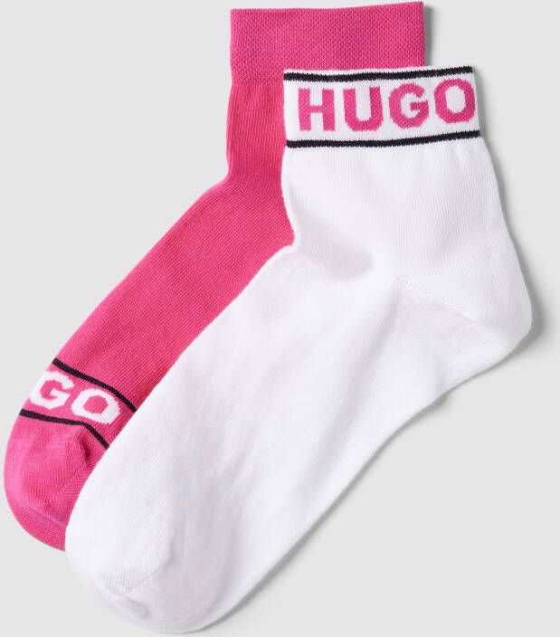 HUGO Sokken in een set van 2 paar model 'LOGO'
