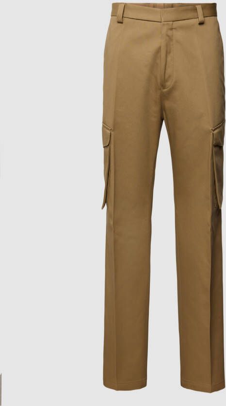 HUGO Stoffen broek met opgestikte zakken model 'Falko'