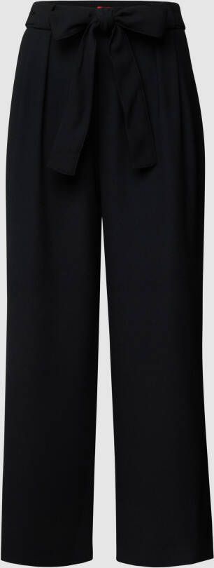 HUGO Stoffen broek met sierstrik model 'Hermisi'