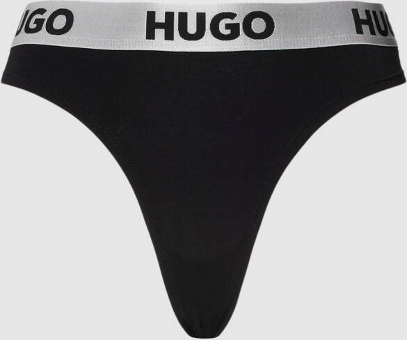 HUGO underwear String THONG SPORTY LOGO met hugo logo op de elastische tailleband
