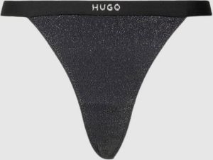 HUGO String met logodetail model 'LUREX'