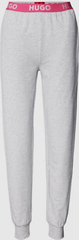 HUGO Sweatpants met elastische band met logo model 'SPORTY'