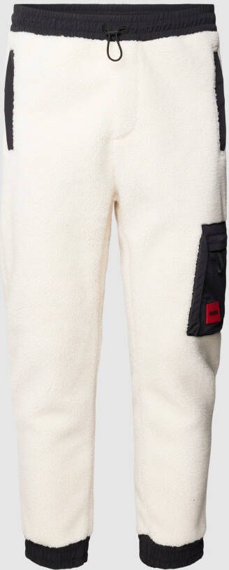 HUGO Sweatpants met teddybont model 'Duzu'