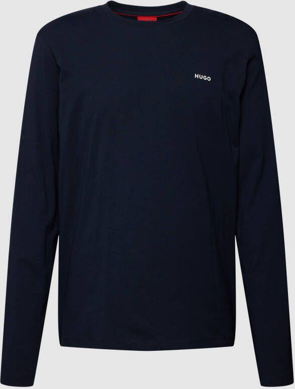 HUGO Sweatshirt met labeldetail model 'Derol'