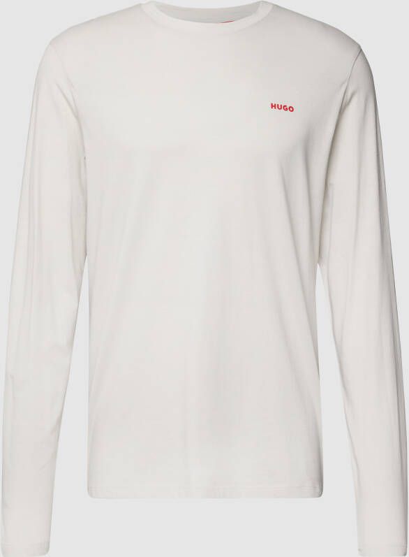 HUGO Sweatshirt met labeldetail model 'Derol'