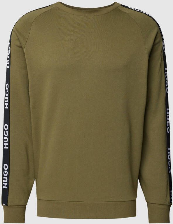 HUGO Sweatshirt met labeldetails model 'Sporty'
