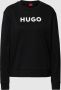 HUGO Sweatshirt met labelopschrift - Thumbnail 1