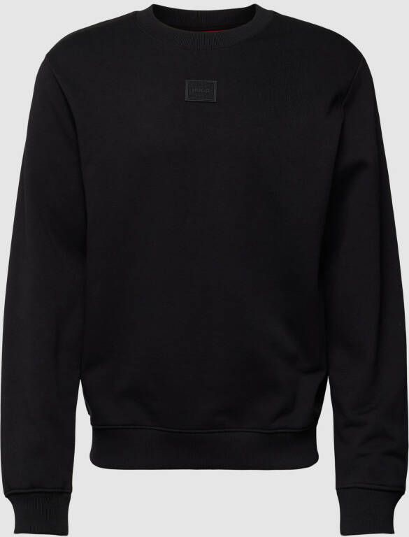 HUGO Sweatshirt met labelpatch model 'Diragol'
