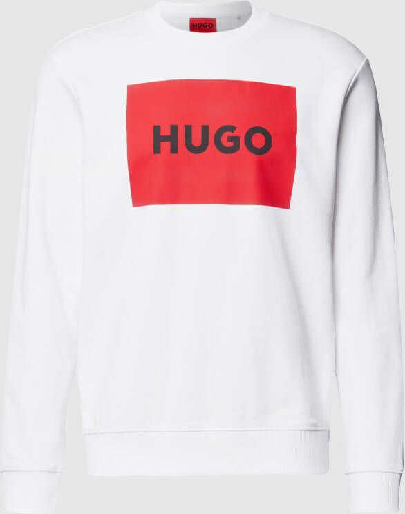 Hugo Boss Tijdloze elegantie met witte Durango trui White Heren