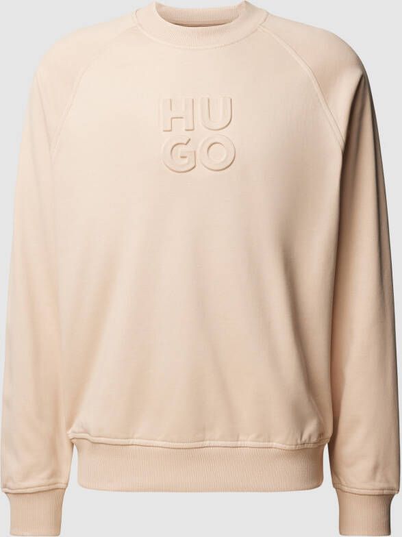 HUGO Sweatshirt met labelstitching model 'Dumbkin'