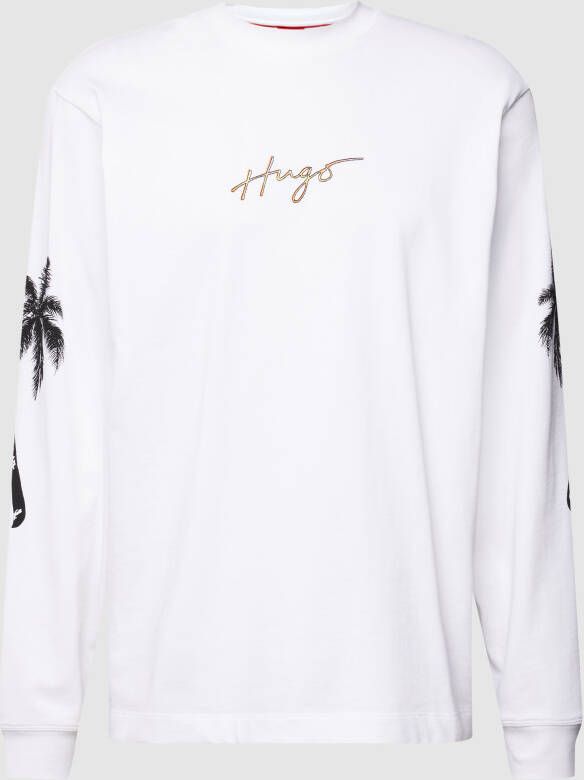 HUGO Sweatshirt met ronde hals model 'Damazonas'