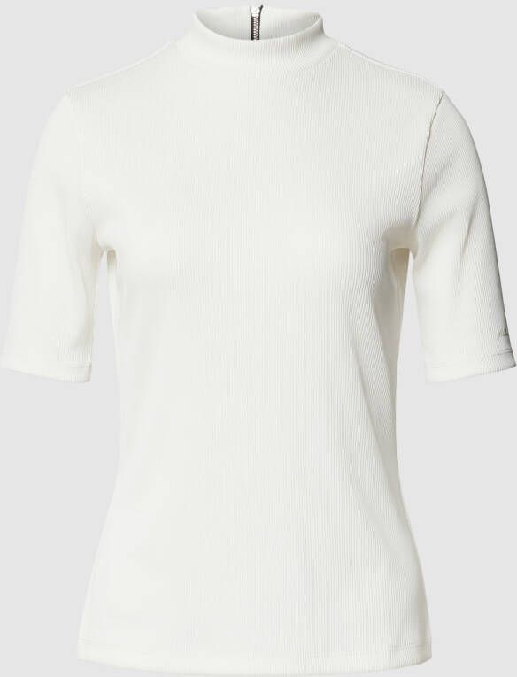 HUGO T-shirt in fijnriblook model 'DARISELLA'