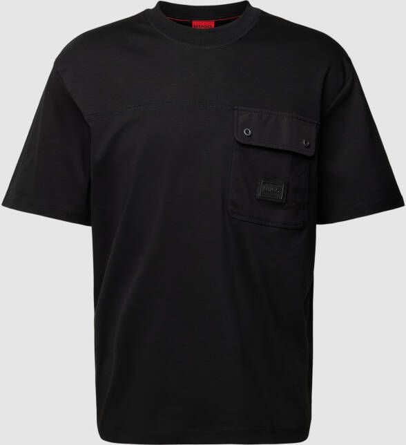 Hugo Boss T-shirts en Polos Zwart Black Heren