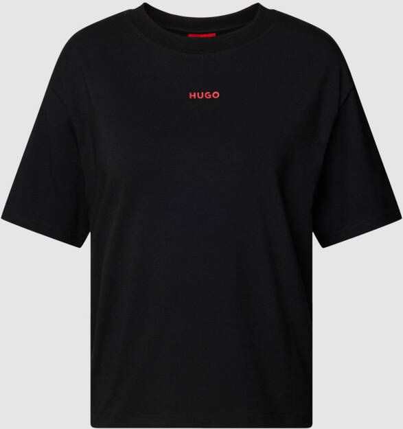 HUGO T-shirt met labeldetail model 'SHUFFLE'