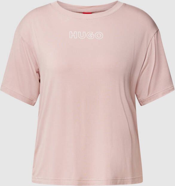 HUGO T-shirt met labeldetail model 'UNITE'