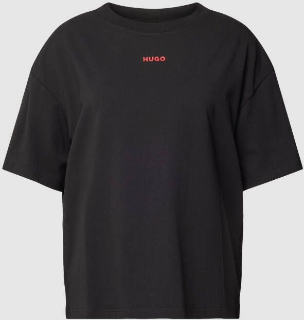 HUGO T-shirt met labeldetail model 'SHUFFLE'