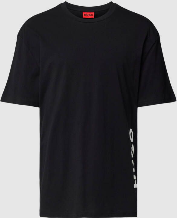 Hugo Boss Heren Stijlvolle Biologisch Katoen T-shirt Black Heren