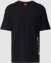 HUGO Relaxed fit T-shirt met labelprint - Thumbnail 2