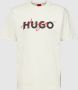 Hugo Boss Heren Wit Print T-shirt White Heren - Thumbnail 2