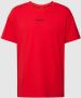 HUGO T-shirt met labelprint model 'Linked' - Thumbnail 1