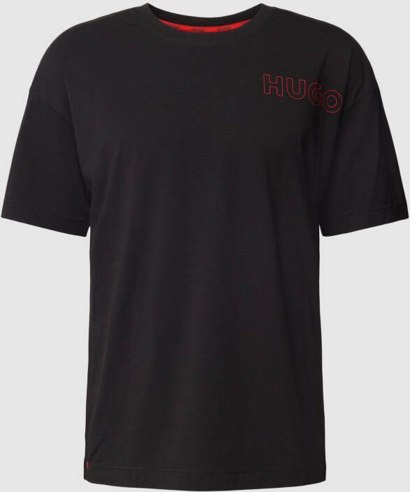 HUGO T-shirt met labelprint model 'Unite'