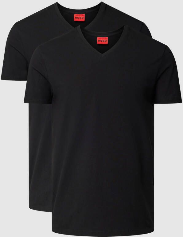HUGO T-shirt met logoprint in een set van 2 stuks model ' -V'