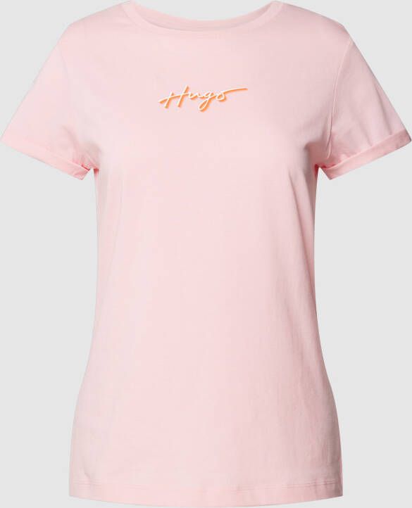 HUGO T-shirt met logoprint model 'Slim'