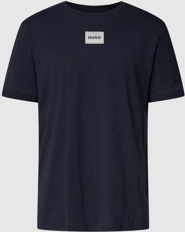 HUGO T-shirt met logostitching model 'Diragolino'