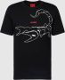 HUGO T-shirt met motiefprint model 'Darpione' - Thumbnail 1