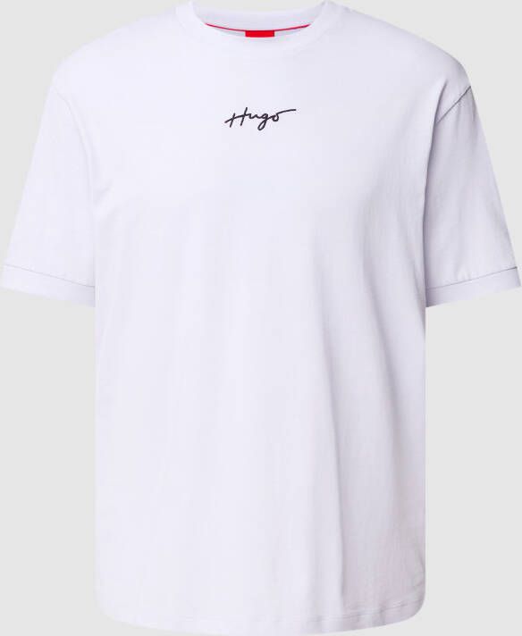HUGO T-shirt met ronde hals model 'Dontevideo'
