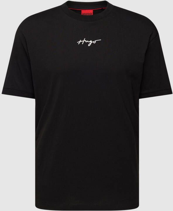 HUGO T-shirt met ronde hals model 'Dontevideo'