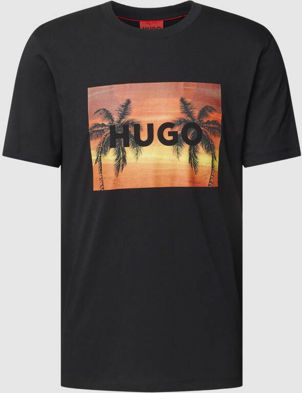 HUGO T-shirt met ronde hals model 'Dulive'