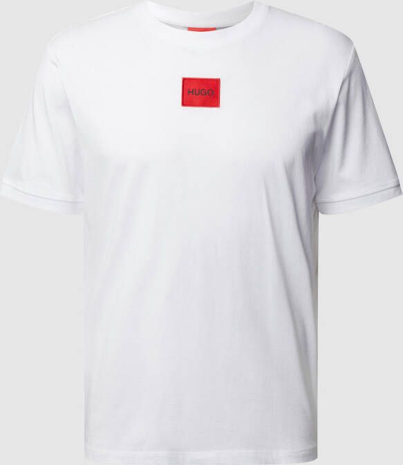Hugo Boss Witte T-shirt Regular Fit Jersey White Heren