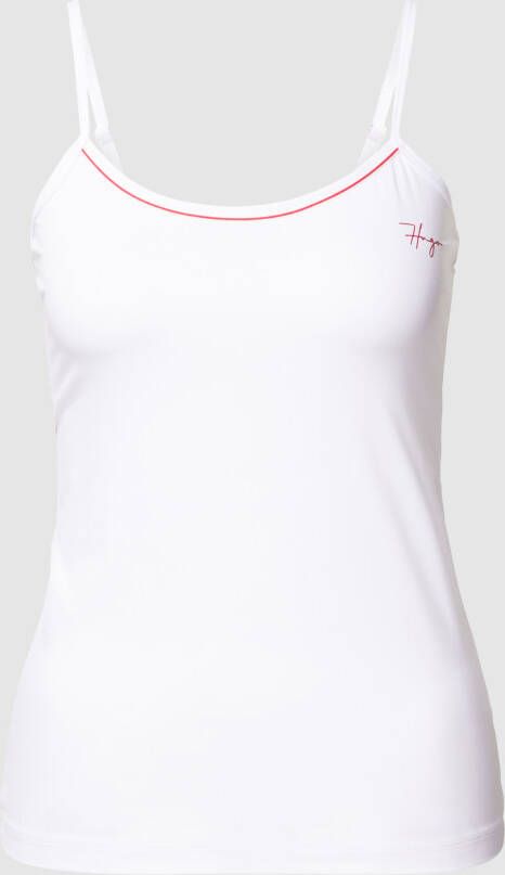 HUGO Top met labelprint model 'Vest'